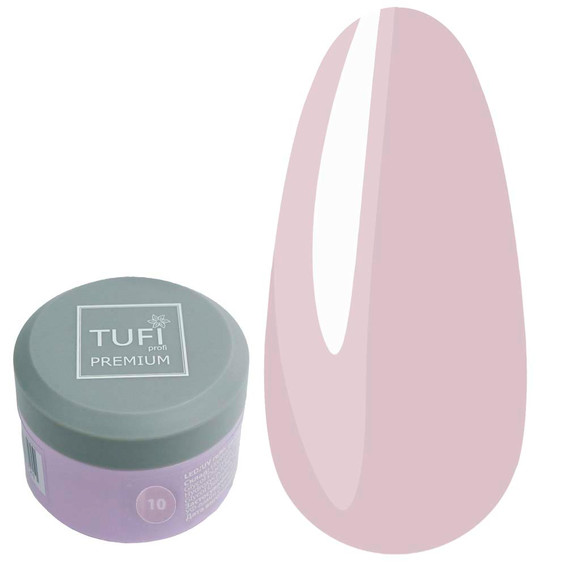 Гель для наращивания TUFI profi Builder Gel UV/LED 10 Pink Cloud 30 мл (0324524) - Фото №1