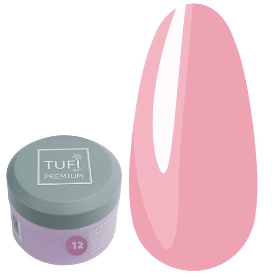 Гель для наращивания TUFI profi Builder Gel UV/LED 12 French Pink 15 мл (0324500) - Фото №1