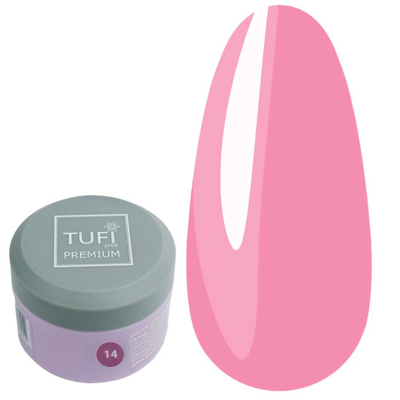 Гель для наращивания TUFI profi Builder Gel UV/LED 14 Blush 15 мл (0324502) - Фото №1