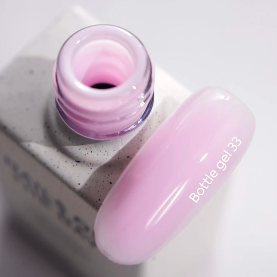 Гель NAILSOFTHEDAY Bottle gel 33 светло-розовый 10 мл - Фото №2