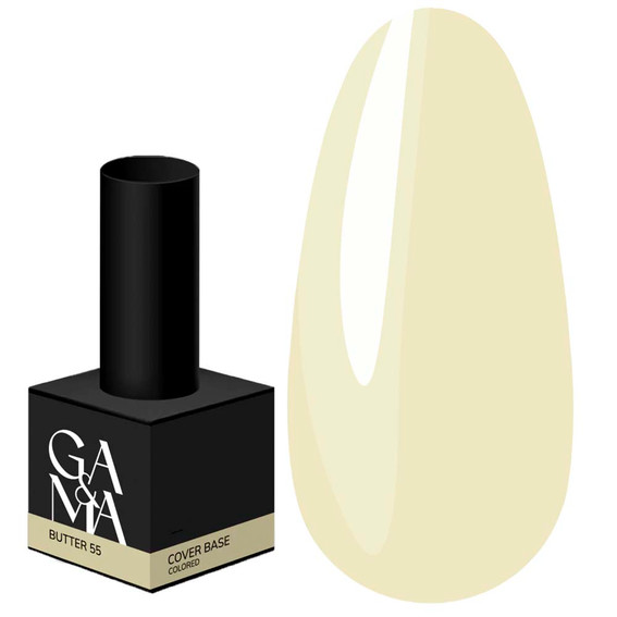 База для ногтей GA&MA Colored №055 Light Butter 15 мл (7703358) - Фото №1