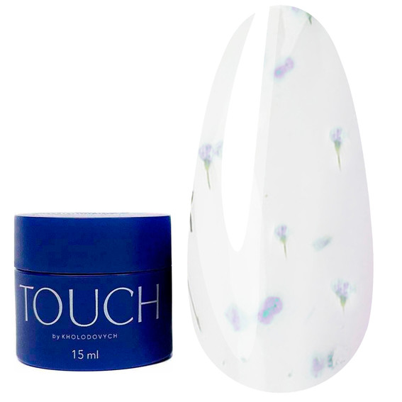 Гель для наращивания TOUCH Gardens builder gel 01 молочный 15 мл - Фото №1