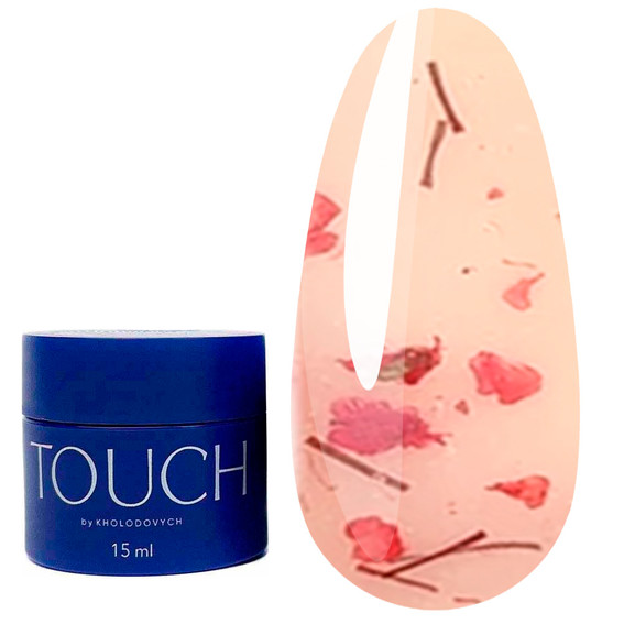Гель для наращивания TOUCH Gardens builder gel 04 персиковый 15 мл - Фото №1