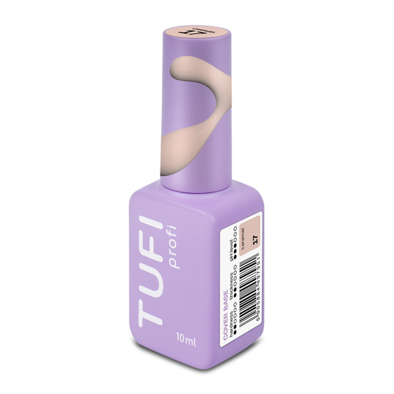 База для ногтей TUFI profi Cover base coat 17 Caramel 10 мл (0326536) - Фото №7