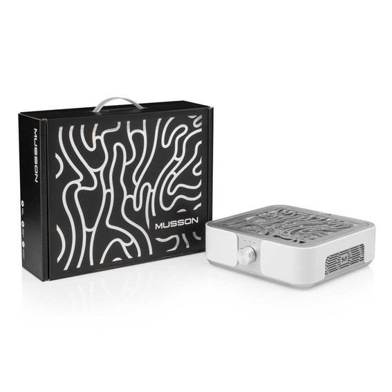 Вытяжка MUSSON X2 SILVER 72 Вт для маникюра и педикюра - Фото №4