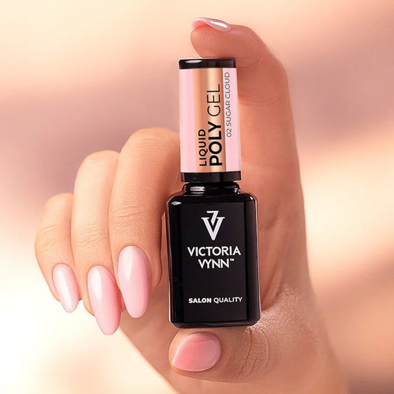 Жидкий акригель VICTORIA VYNN LIQUID POLY GEL 02 Sugar Cloud 15 мл - Фото №3