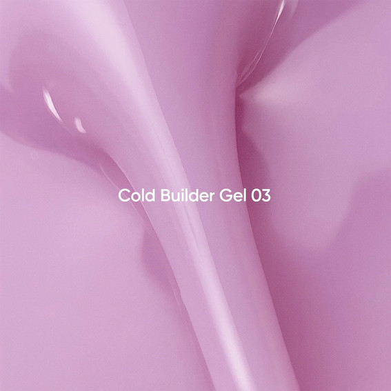 Гель для наращивания NAILSOFTHEDAY Cold Builder gel 03 лиловый 15 мл - Фото №2