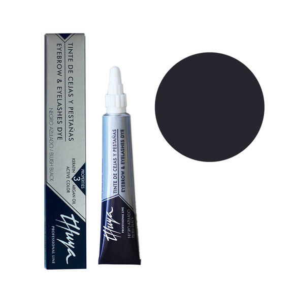Арганово-кератиновая краска для бровей и ресниц Thuya Bluish Black 14 мл