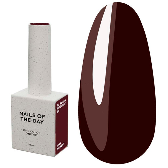 Гель-лак NAILSOFTHEDAY 150 Burgundy 10 мл - Фото №1