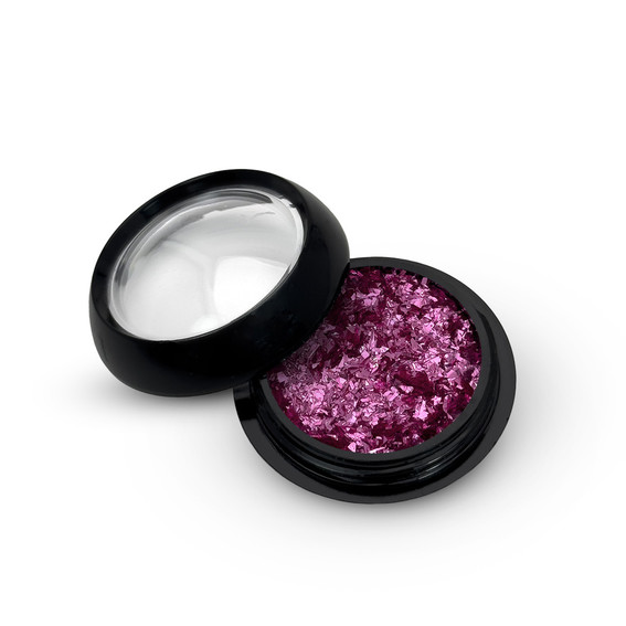 Втирка для ногтей Slowianka Fuchsia Flakes 0,5 г - Фото №2