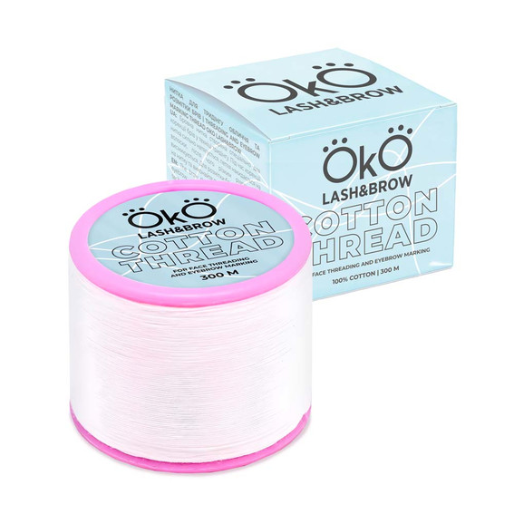 Нить OKO Lash&Brow Cotton Thread для тридинга лица и разметки бровей - Фото №1