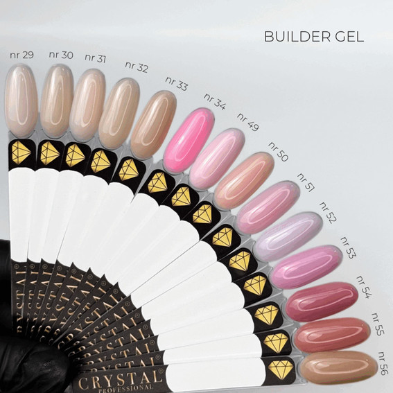 Гель для наращивания Crystal Builder Gel 54 пыльная роза 15 мл - Фото №2