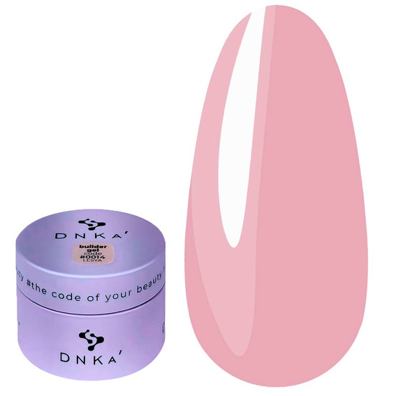 Гель для ногтей DNKa Builder Gel 0014 Lesya 30 мл - Фото №1