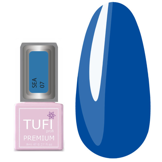SALE Гель-лак TUFI profi PREMIUM Sea 07 синева моря 8мл (0102611) - Фото №1