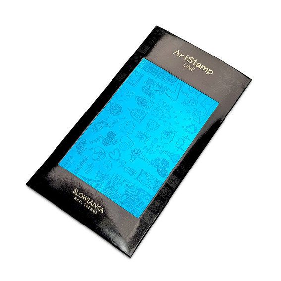 Пластина для стемпинга Slowianka 5 Романтический мир до свадьбы - Фото №3