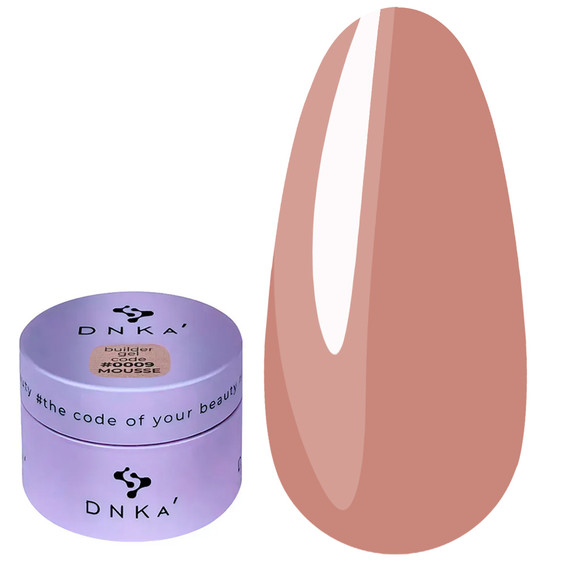 Гель для ногтей DNKa Builder Gel Mousse 0009 бежевый 30 мл - Фото №1