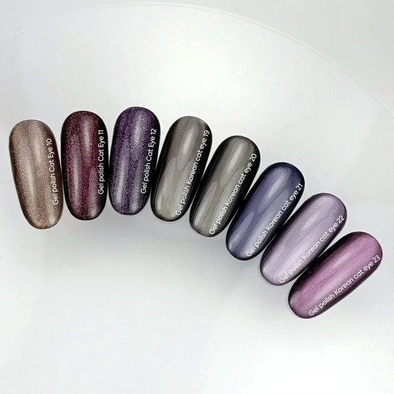 Гель-лак NAILSOFTHEDAY Korean cat eye 21 фиолетовый 6 мл - Фото №6