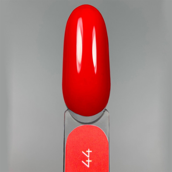 Гель-лак Touch Gel Polish 44 насыщенный красный 9 мл - Фото №4