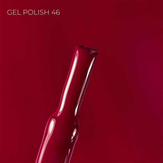 Гель-лак Touch Gel Polish 46 малиново-красный 9 мл - Фото №2