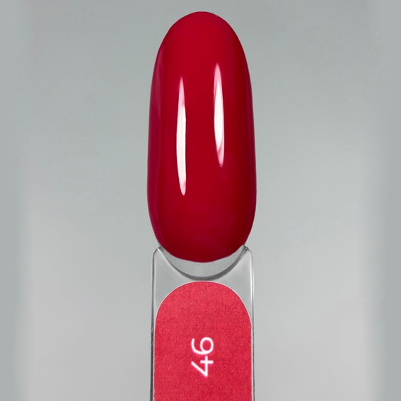 Гель-лак Touch Gel Polish 46 малиново-красный 9 мл - Фото №4