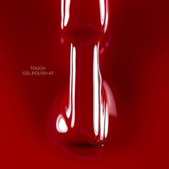 Гель-лак Touch Gel Polish 47 вишнево-красный 9 мл - Фото №3