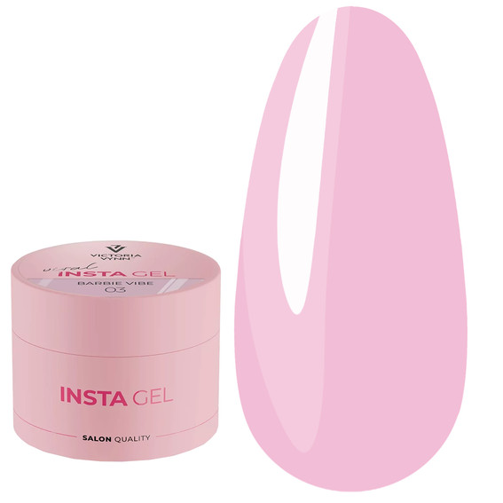 Самовыравнивающийся гель для наращивания INSTA GEL VICTORIA VYNN 03 Barbie Vibe 40 мл - Фото №1