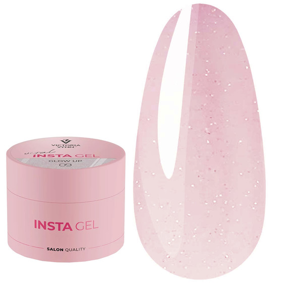 Самовыравнивающийся гель для наращивания INSTA GEL VICTORIA VYNN 09 Glow Up 40 мл - Фото №1