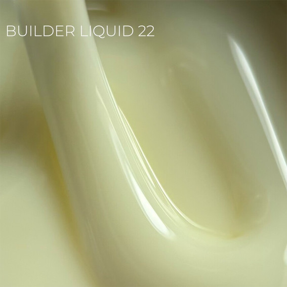 Гель для наращивания Touch Builder liquid 22 светло-желтый 15 мл - Фото №2