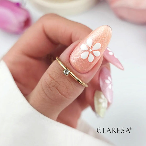 Гель-лак Claresa Cloud Pastel 5 перламутровый оранжевый 5 мл - Фото №4