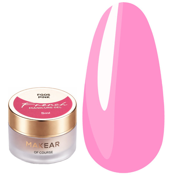 Гель-краска Makear French Manicure Gel FG05 Pink 5 мл - Фото №1