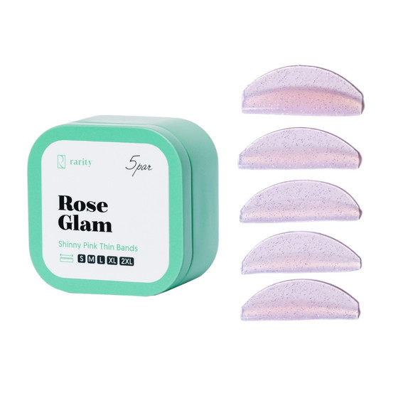Силиконовые валики Rarity Rose Glam 5 пар (S, M, L, XL, 2XL) - Фото №1