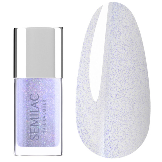 Классический лак для ногтей Semilac Nail Lacquer 117 Pink-a-Blue 9 мл - Фото №1