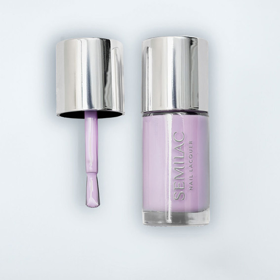 Классический лак для ногтей Semilac Nail Lacquer 118 Pastel Lilac 9 мл - Фото №2