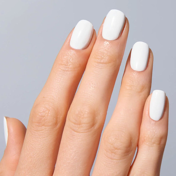 Classic nail polish Semilac Nail Lacquer 108 Classic White 9 ml - Фото №3