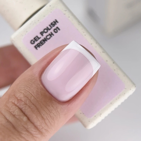 Гель-лак NAILSOFTHEDAY French Gel Polish 01 розово-нюдовый 10 мл - Фото №4