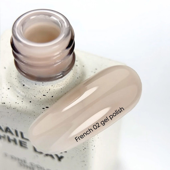 Гель-лак NAILSOFTHEDAY French Gel Polish 02 бежево-нюдовый 10 мл - Фото №2