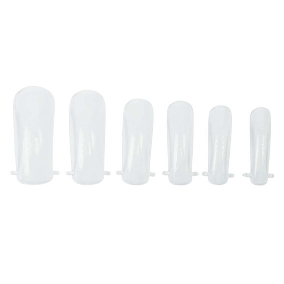 Upper forms Lunamoon Dual Nail Forms Short Classic Square (120 pcs) - Фото №1