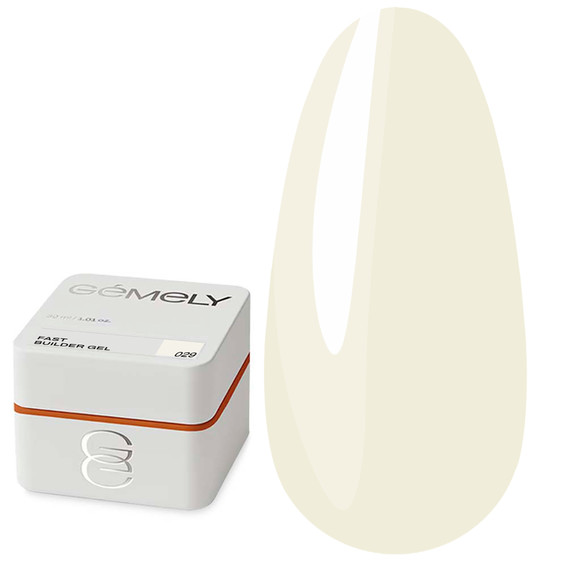 Гель для наращивания GEMELY Fast Builder Gel 29 айвори 30 мл (7704467) - Фото №1