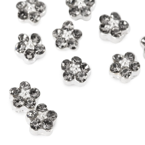 Nail art Molly Nails K1126 3D flowers 10 pcs - Фото №3