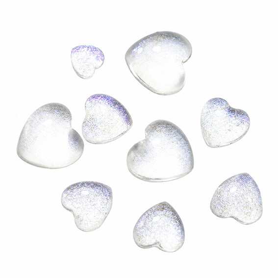 Nail art Molly Nails hearts 3D nr 1 - Фото №1
