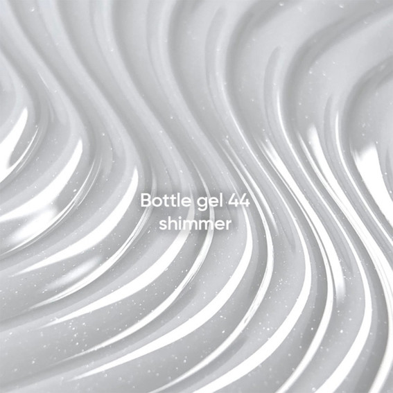Гель NAILSOFTHEDAY Bottle gel 44 белый с шиммером 10 мл - Фото №2