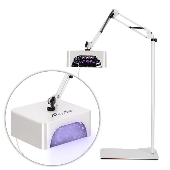 Лампа для ногтей Molly Nails UV/LED 36W для гель-лаков гелей акрилогелей белая V10 - Фото №8
