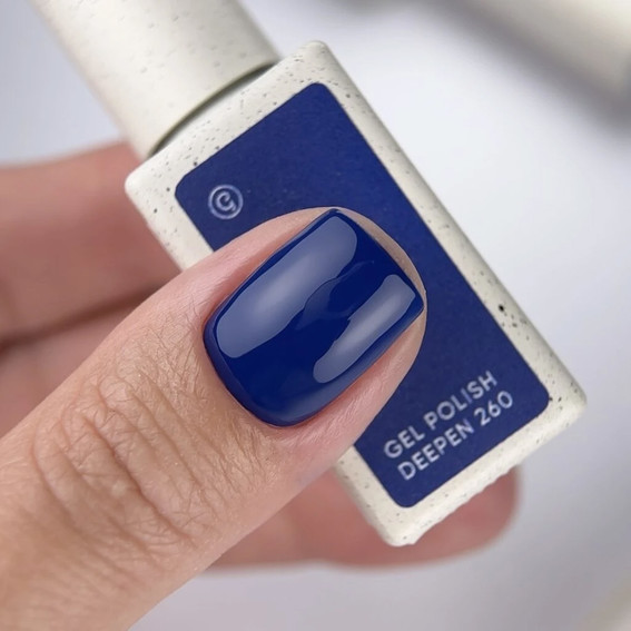 Гель-лак NAILSOFTHEDAY 260 Deepen темно-синий 10 мл - Фото №5