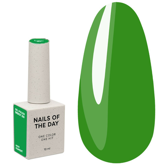 Гель-лак NAILSOFTHEDAY 250 Energy ярко-зеленый 10 мл - Фото №1