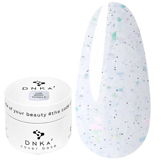 База для ногтей DNKa Cover #0094 Twinkle 30 мл (FTDNKA0094) - Фото №1