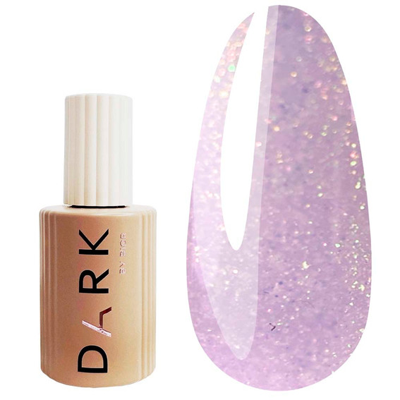 База DARK Pro Base Shine 19 сиреневая с розовым шиммером 15 мл - Фото №1