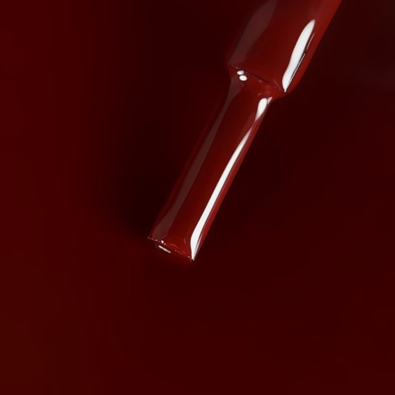 Гель-лак BIBLIOTEKA RED SPECTRUM 47 Oxblood тёмный красно-бордовый 10 мл - Фото №2