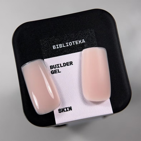 Гель для наращивания BIBLIOTEKA Builder gel 06 Skin тёплый беж 30 мл - Фото №5