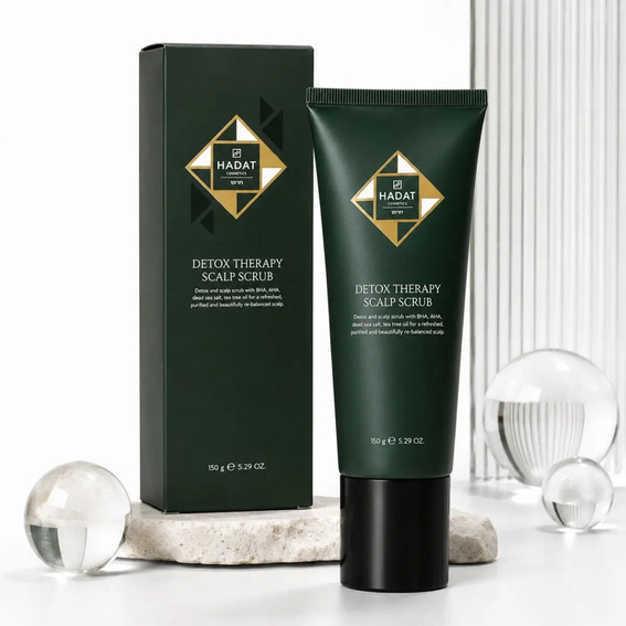 Скраб для глубокого очищения кожи головы Hadat Detox Therapy Scalp Scrub 150 мл - Фото №3