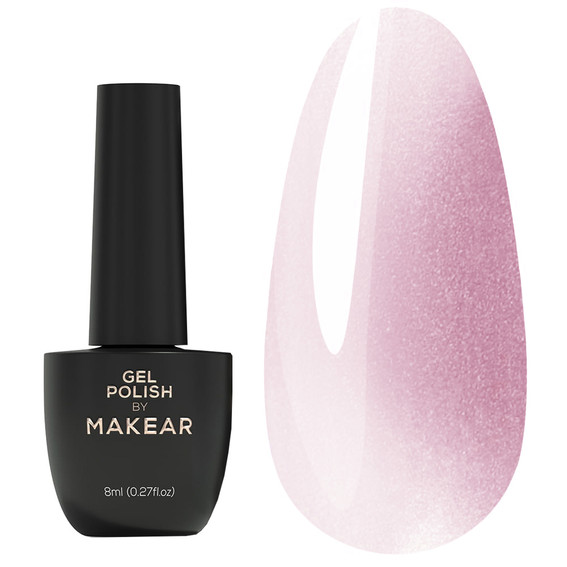 Топ для ногтей MakeAR Top No Wipe Cat Eye Silky 8 мл - Фото №1